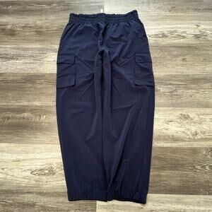 Fabletics Navy‎ Blue Womens XL Lightweight Tapered Track Cargo Jogger Pants